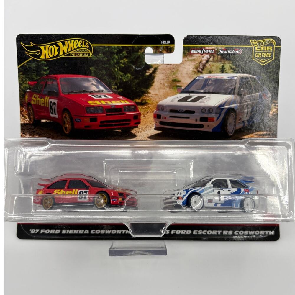 Hot Wheels Car Culture '87 Ford Sierra Cosworth/'93 Ford Escort RS Cosworth